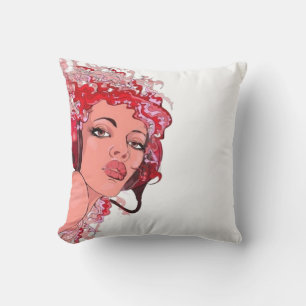 Redhead dans le Coussin casque