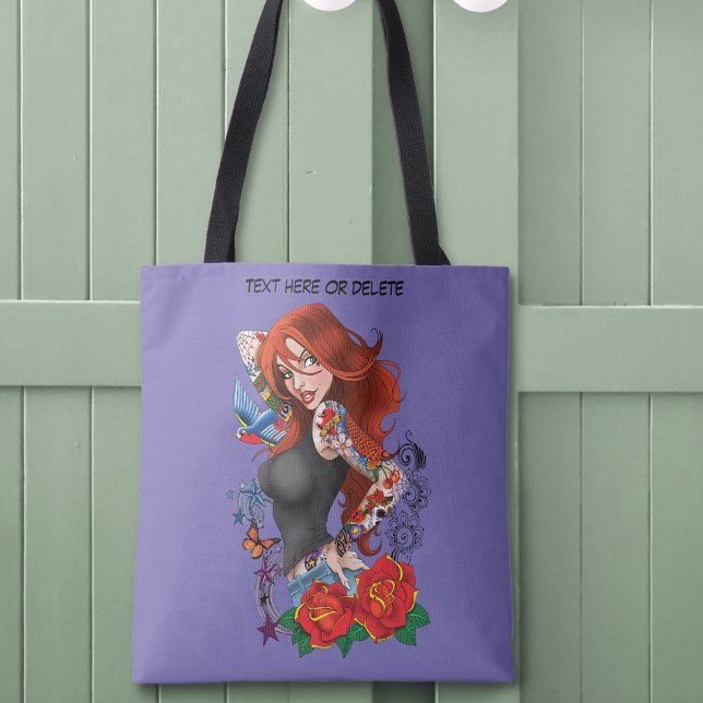 Redhead Frau Tattoos Tasche (Von Creator hochgeladen)
