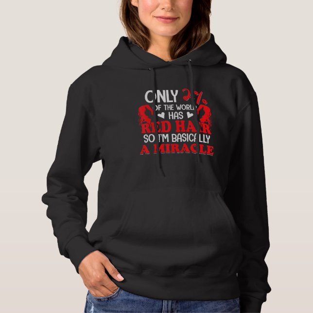 Redhead Ginger Pride Red Hair Readhead Hoodie (Vorderseite)