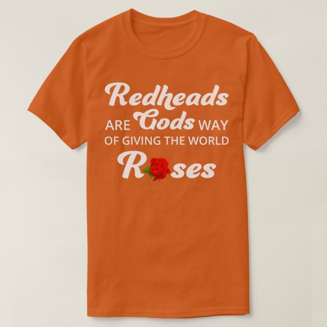 Redhead Haair Quote Funny Spaß Sprichwort 5 T-Shirt (Design vorne)