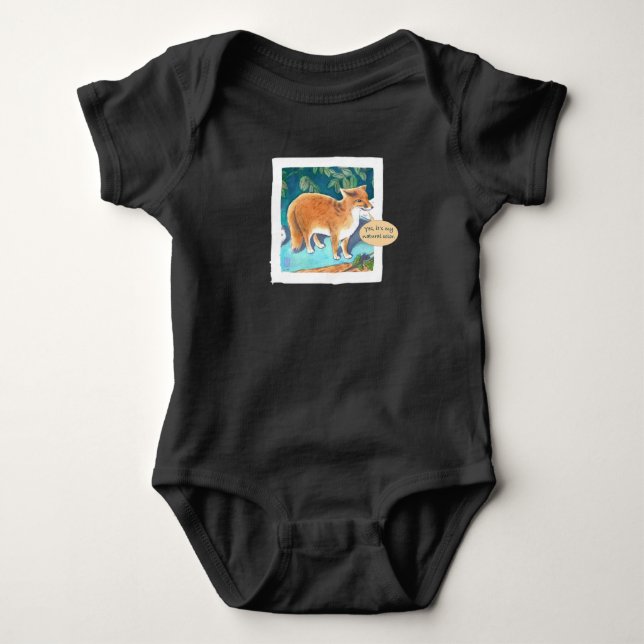 Redhead Ja, mein natürlicher Farbkinderanzug Baby Strampler (Vorderseite)