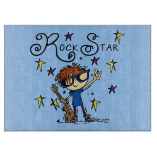 Redhead-Jungen-Rockstar Schneidebrett
