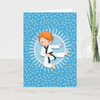 Redhead Karate Boy Judo Martial Arts