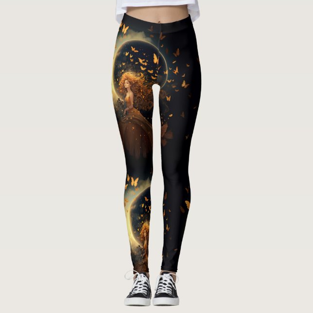 Redhead-Maus-Universum Leggings (Vorderseite)