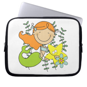 Redhead-Meerjungfrau Laptopschutzhülle