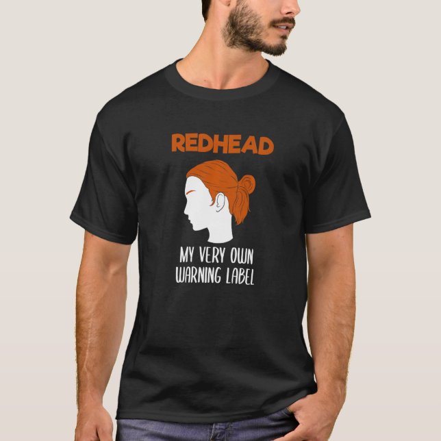 Redhead meine sehr eigene Warnschildkröte rote Haa T-Shirt (Vorderseite)