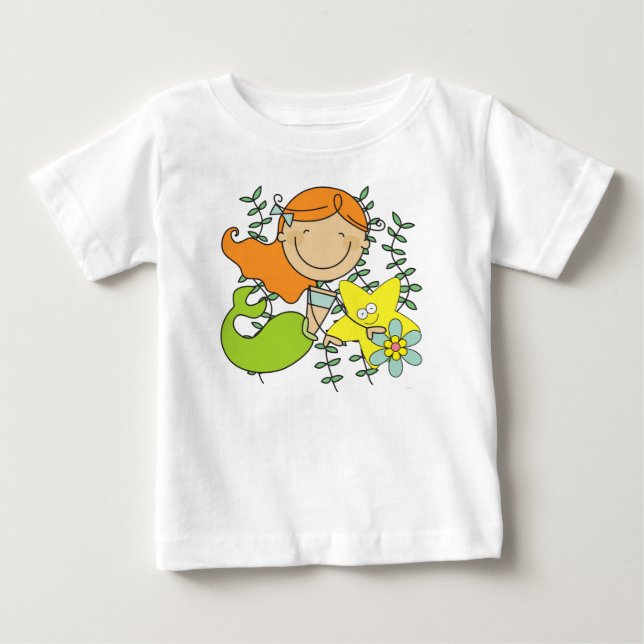 Redhead Mermaid Baby T-shirt (Vorderseite)