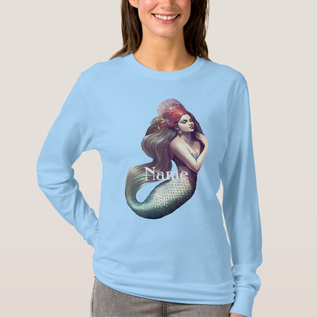 Redhead Mermaid Beauty Thunder_Cove T-Shirt (Vorderseite)