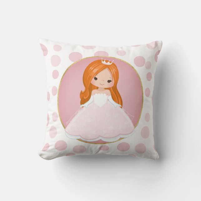 Redhead Pink Princess Kissen (Vorderseite)