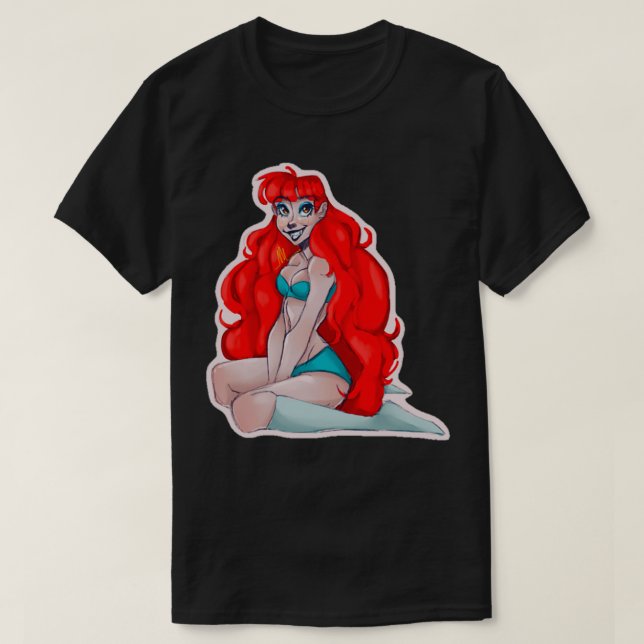 Redhead PinUp T-Shirt (Design vorne)