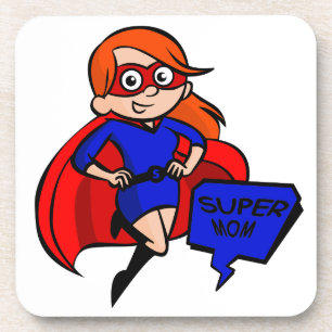 redhead super mom untersetzer