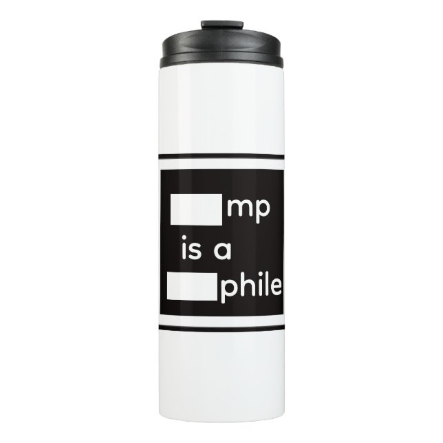 Redigierter Thermobecher Thermosbecher (Vorderseite)