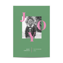 Rediving Joy Holiday Foto Card