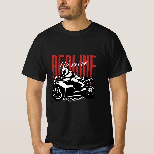 Redline Warrior : T-Shirt à vélo (Devant)