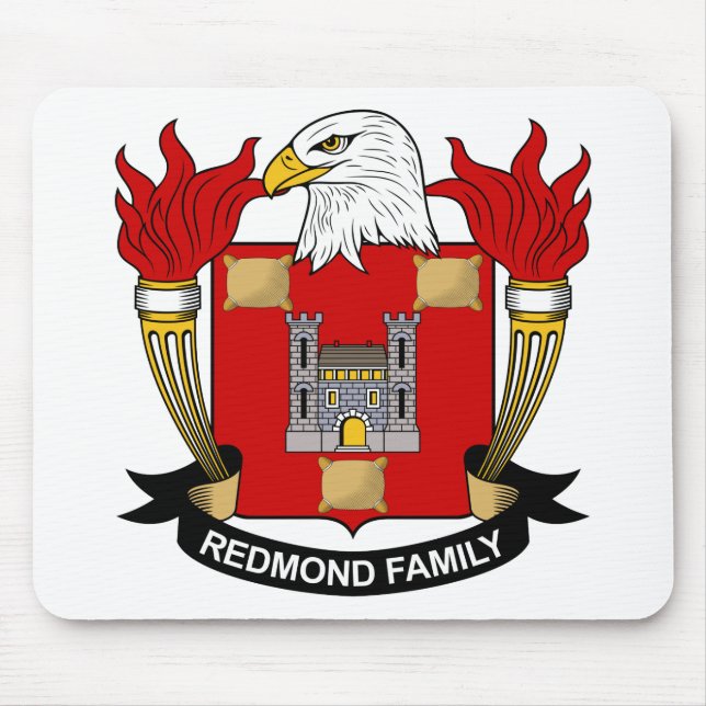Redmond-Familienwappen Mousepad (Vorne)
