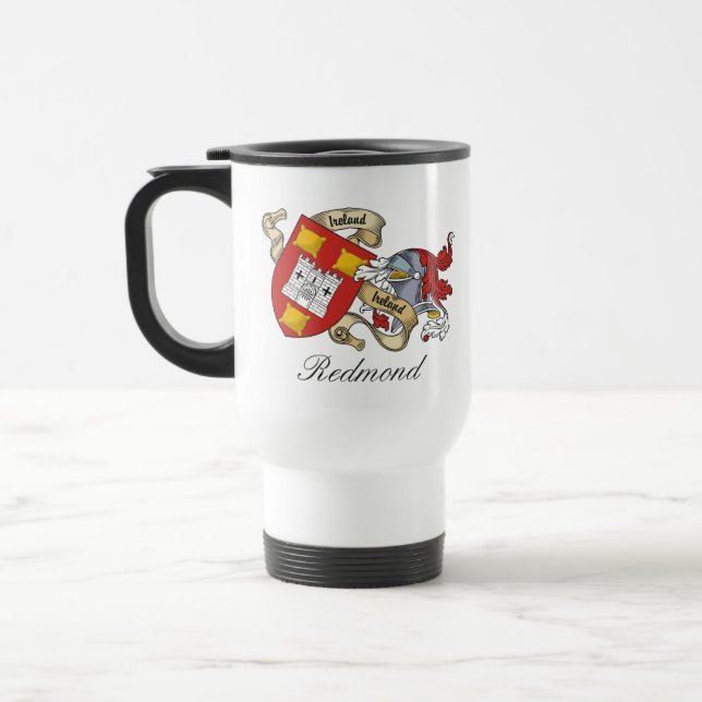 Redmond-Familienwappen Reisebecher (Links)