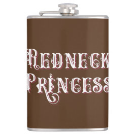 Redneck druckt Extravaganten Text Flachmann