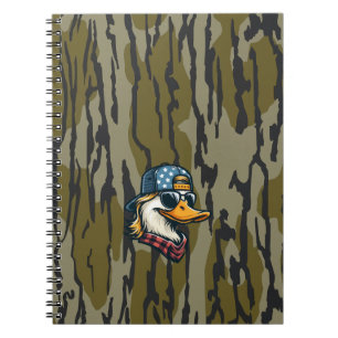 Redneck-Enten-Bottomland-Tarnung Entenjagd Redneck Notizblock