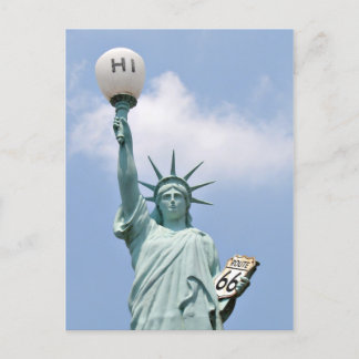 Redneck-Freiheitsstatue Postkarte