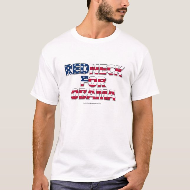 Redneck für Obama-T - Shirt (Vorderseite)