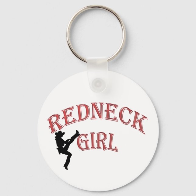 Redneck Girl Schlüsselanhänger (Vorderseite)