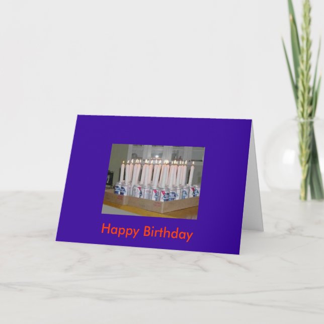 Redneck Happy Birthday Card Karte (Vorderseite)
