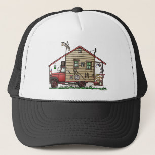 Redneck-Hinterwäldler-Camper-Hut Truckerkappe