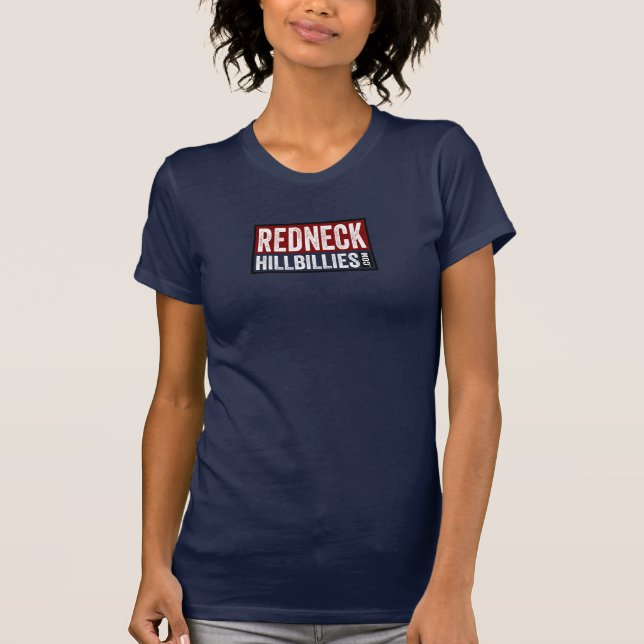 Redneck-Hinterwäldler-Website advertisi - T-Shirt (Vorderseite)