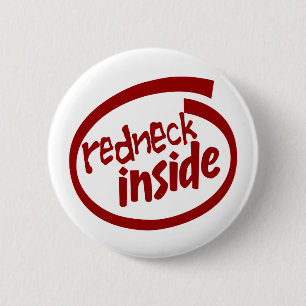 Redneck innerhalb des Knopfes Button