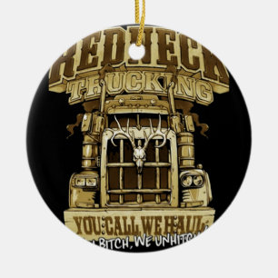 Redneck Keramik Ornament
