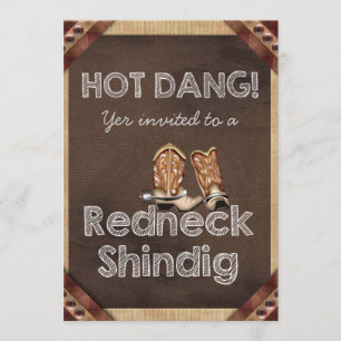 Redneck-Party Einladung