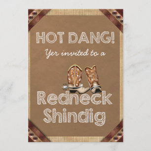 Redneck-Party Einladungen