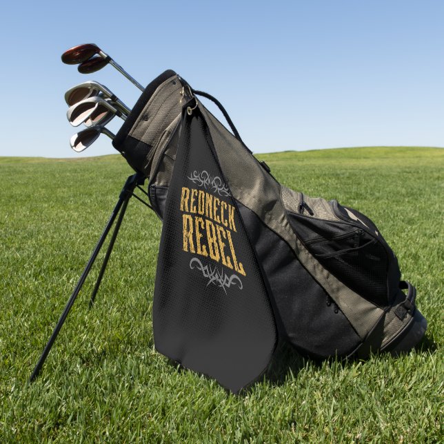 Redneck Rebel Golfhandtuch (Gras)