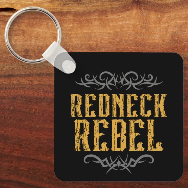 Redneck Rebel Schlüsselanhänger (Vorderseite)