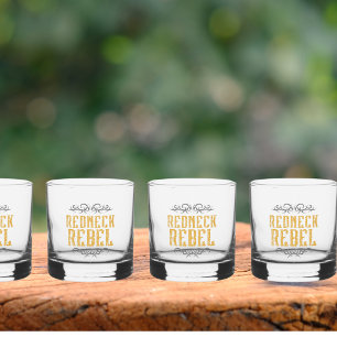 Redneck Rebel Whiskyglas
