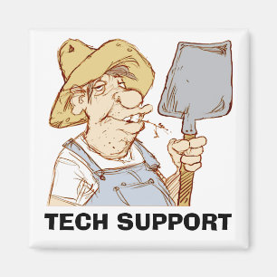 Rednecktech-Unterstützung Magnet