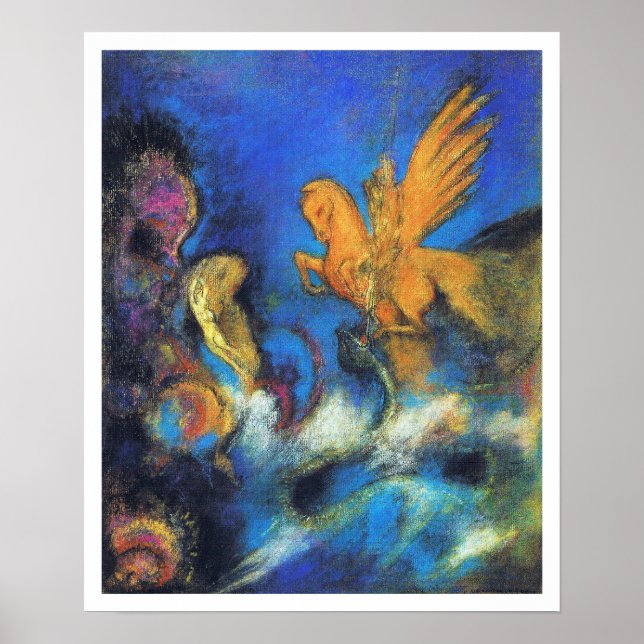 Redon Art Poster: Roger & Angelica 2 Poster (Vorne)