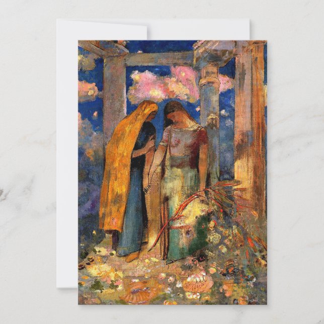Redon - Mystische Konversation Karte (Vorderseite)
