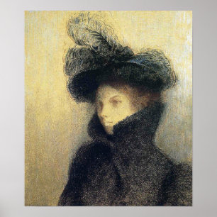 Redon - Porträt von Marie Botkine 1900 Poster