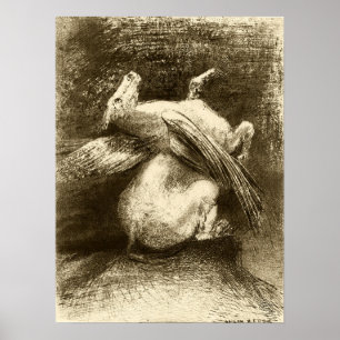 Redon - The Impotentent Wing (Animal Black Space) Poster