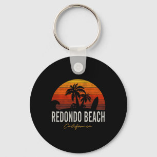 Redondo Beach California Palms Vacation Surf Sundo Schlüsselanhänger