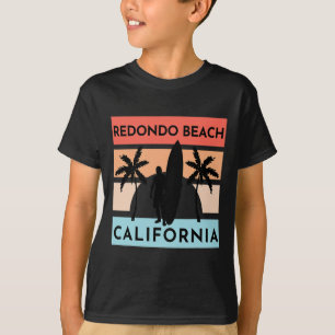 Redondo Beach Kalifornien Surfen Sommerurlaub Vint T-Shirt