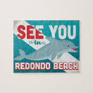 Redondo- Beachdelphin - Retro Vintage Reise