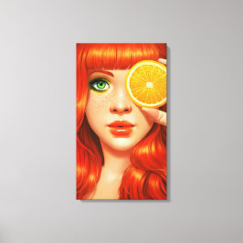 RedOrange Leinwanddruck