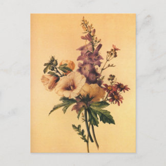 Redoute Blume Bouquet Postcard Postkarte