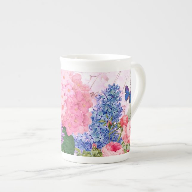 Redoute Blume Tasse Cup (Vorderseite Rechts)