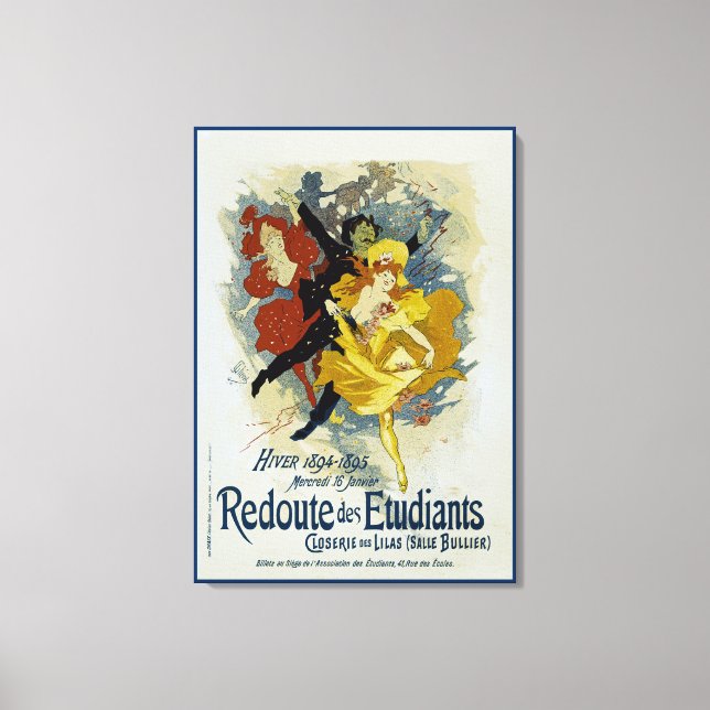 Redoute des Etudiants Leinwanddruck (Vorderseite)