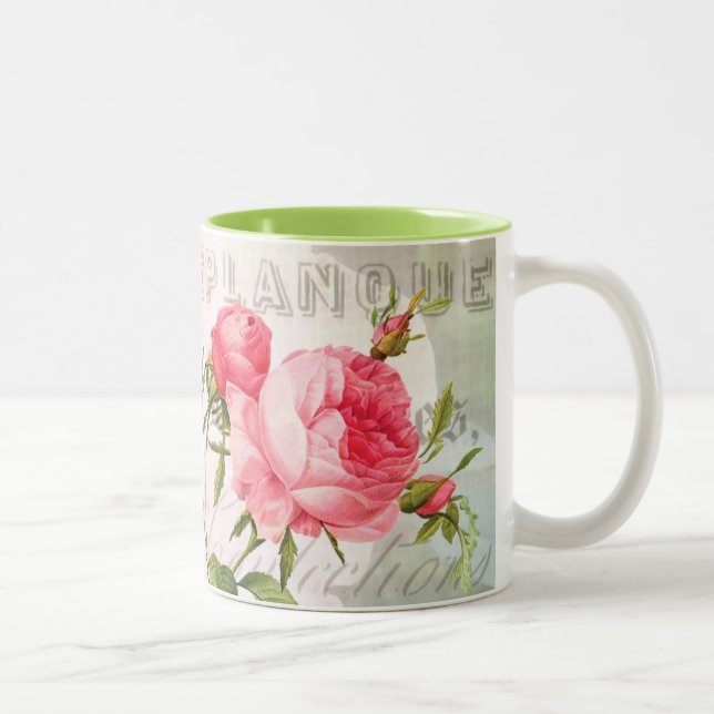 Redoute French Rose Mug (Droit)