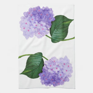 Redoute Lila Hydrangea Blume Handtuch