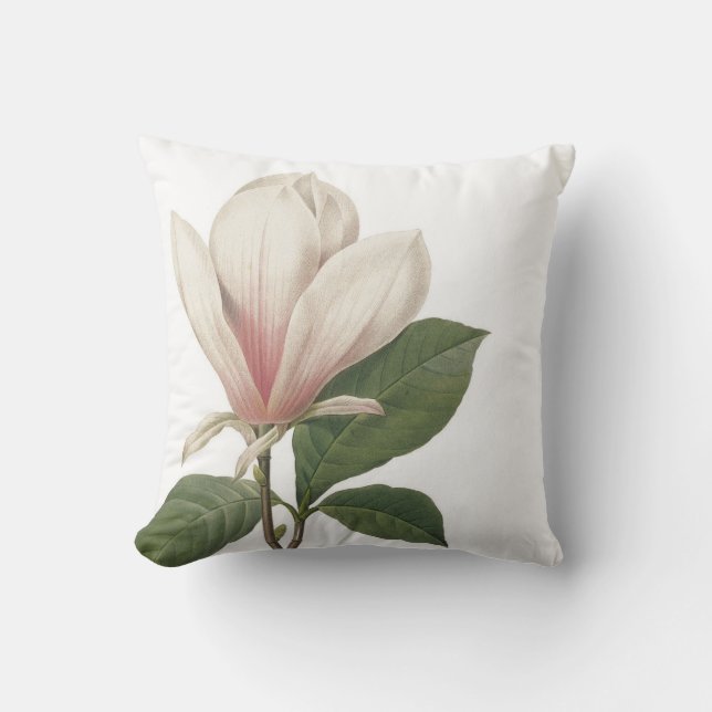 Redoute Magnolien-Wurfs-Kissen 20" x 20" Kissen (Vorderseite)